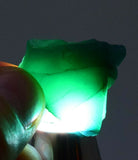 42.5carat GEM SILICA CHRYSOCOLLA chalcedony blue green jade color lily mine s35