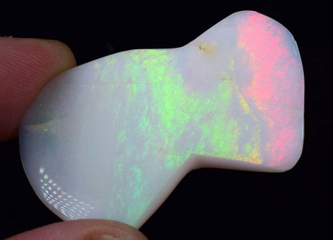 33cts PRECIOUS FIRE OPAL australian polished seam nobby opal coober pedy o486