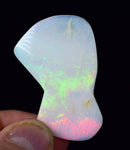 33cts PRECIOUS FIRE OPAL australian polished seam nobby opal coober pedy o486