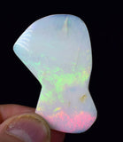 33cts PRECIOUS FIRE OPAL australian polished seam nobby opal coober pedy o486
