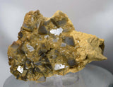 8cm Golden BARITE CRYSTALS peru translucent mineral specimen F45