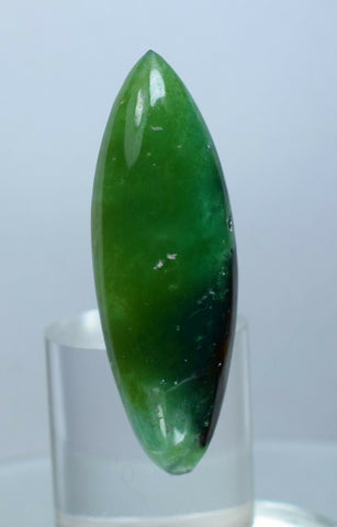 36cts SILICA CHRYSOCOLLA CABOCHON chalcedony peru emerald jade color b52