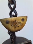 PRUSS MINERS LAMP Rare Frog Oil Iron Cast Lantern Antique Germany 1800 glück auf A252
