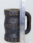 16cms HAND SIGNAL CANNON 1600th Spain Vintage Giant Bronze Mortar Antique Thunder Mug Bombards Virgen de la Candelaria