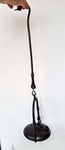 56cms ORIGINAL LENTICULAR FRANCE 1800s miners lamp tunnel lantern iron cast a254