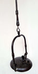 56cms ORIGINAL LENTICULAR FRANCE 1800s miners lamp tunnel lantern iron cast a254