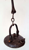 55cms  LENTICULAR miners lamp tunnel lantern iron cast a255