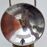 34ms MINERS LAMP JUSTRITE  Carbide Usa Vintage Lantern Brass Bronze  a373