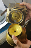PREMIUM GERMANY MINERS lamp- 1927- la schulze- berlin candle carbide oil lantern