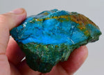 905 carats GEM SILICA OPALIZED Chrysocolla Caribean Blue Hardness 7 High Yield Turquoise Color Peru o417