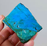 905 carats GEM SILICA OPALIZED Chrysocolla Caribean Blue Hardness 7 High Yield Turquoise Color Peru o417