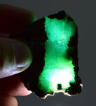 318ct GEM SILICA CHRYSOCOLLA chalcedony mexico blue emerald jade color peru s37