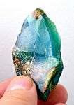 163.5carats GEM SILICA CHRYSOCOLLA chalcedony emerald jade color lily mine s64