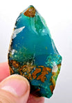 163.5carats GEM SILICA CHRYSOCOLLA chalcedony emerald jade color lily mine s64