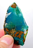 163.5carats GEM SILICA CHRYSOCOLLA chalcedony emerald jade color lily mine s64