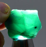 42.5carat GEM SILICA CHRYSOCOLLA chalcedony blue green jade color lily mine s35