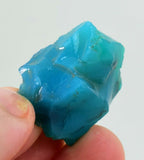 42.5carat GEM SILICA CHRYSOCOLLA chalcedony blue green jade color lily mine s35
