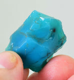 42.5carat GEM SILICA CHRYSOCOLLA chalcedony blue green jade color lily mine s35