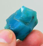 42.5carat GEM SILICA CHRYSOCOLLA chalcedony blue green jade color lily mine s35