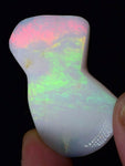 33cts PRECIOUS FIRE OPAL australian polished seam nobby opal coober pedy o486