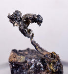 5cms NATIVE SILVER WIRE Rhodochrosite Acanthite Proustite Crystals Mineral Specimen A420