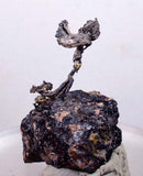 5cms NATIVE SILVER WIRE Rhodochrosite Acanthite Proustite Crystals Mineral Specimen A420
