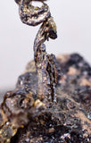 5cms NATIVE SILVER WIRE Rhodochrosite Acanthite Proustite Crystals Mineral Specimen A420