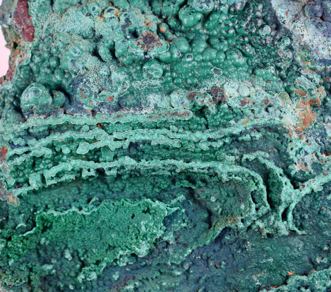 10cms MALACHITE STALACTITE GEODE Botryoidal Grape Gem  Mineral Sample  A427
