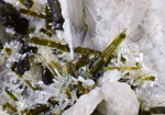 14cms EPIDOTE CHRYSOCOLLA QUARTZ  Crystals Peru Mineral Specimen Collectors a517