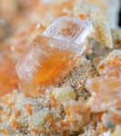 8.3cms SELENITE LIMONITE CRYSTAL collector peru mineral specimen t265