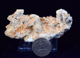 8.3cms SELENITE LIMONITE CRYSTAL collector peru mineral specimen t265