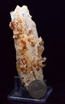 11.4cms SELENITE LIMONITE CRYSTAL collector peru mineral specimen t268