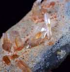 11.4cms SELENITE LIMONITE CRYSTAL collector peru mineral specimen t268