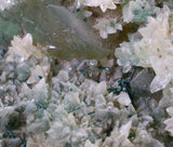 13cms CALCITE ATACAMITE SELENITE Lily Mine Peru Chrysocolla Stalactite Druzy Cuprite Mineral Specimen D148