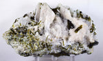 14cms EPIDOTE CHRYSOCOLLA QUARTZ  Crystals Peru Mineral Specimen Collectors a517