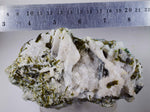 14cms EPIDOTE CHRYSOCOLLA QUARTZ  Crystals Peru Mineral Specimen Collectors a517