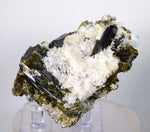 8.5cms EPIDOTE QUARTZ  CALCITE Crystals Peru Mineral Specimen Collectors C722