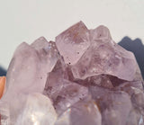 9.5cms AMETHYST SKULL SCULPTURE Quartz Carving Gemstone Peru Art Decoration J522