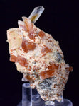 6.6cms SELENITE LIMONITE CRYSTAL collector peru mineral specimen t263