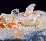 11.4cms SELENITE LIMONITE CRYSTAL collector peru mineral specimen t268
