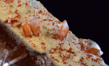 11.4cms SELENITE LIMONITE CRYSTAL collector peru mineral specimen t268