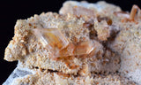 6.9cms SELENITE LIMONITE CRYSTAL twin collector peru mineral specimen t269