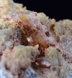 6.4cms SELENITE LIMONITE CRYSTAL collector peru mineral specimen t270