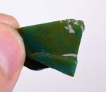 5.6Gr GEM SILICA CHRYSOCOLLA chalcedony rough lily mine peru mineral specimen se83