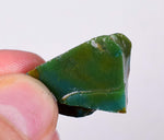 5.6Gr GEM SILICA CHRYSOCOLLA chalcedony rough lily mine peru mineral specimen se83