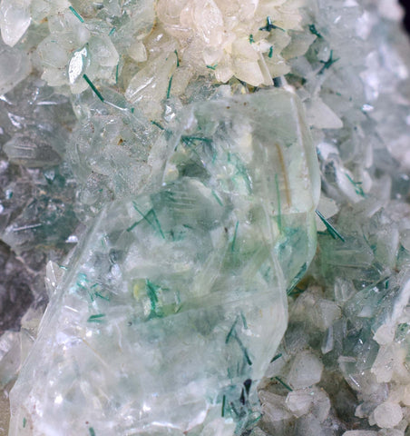 13cms CALCITE ATACAMITE SELENITE Lily Mine Peru Chrysocolla Stalactite Druzy Cuprite Mineral Specimen D148