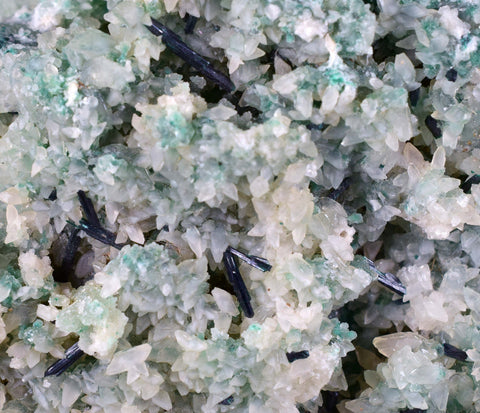 14cms CALCITE CHRYSOCOLLA SELENITE Lily Mine Peru Atacamite Stalactite Druzy Cuprite Mineral Specimen D149