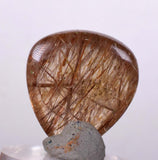 30.5cts QUARTZ RUTILATED polished cabochon rutile pendant jewelry BE659