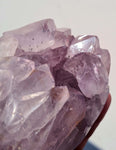 9.5cms AMETHYST SKULL SCULPTURE Quartz Carving Gemstone Peru Art Decoration J522