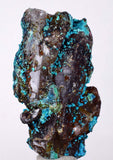 5.8cms  QUARTZ CHRYSOCOLLA TENTADORA Mine Peru Grape Botryoidal Stalactite Crystals Rare Ajoite (?)Mineral Specimen Collectors ce817